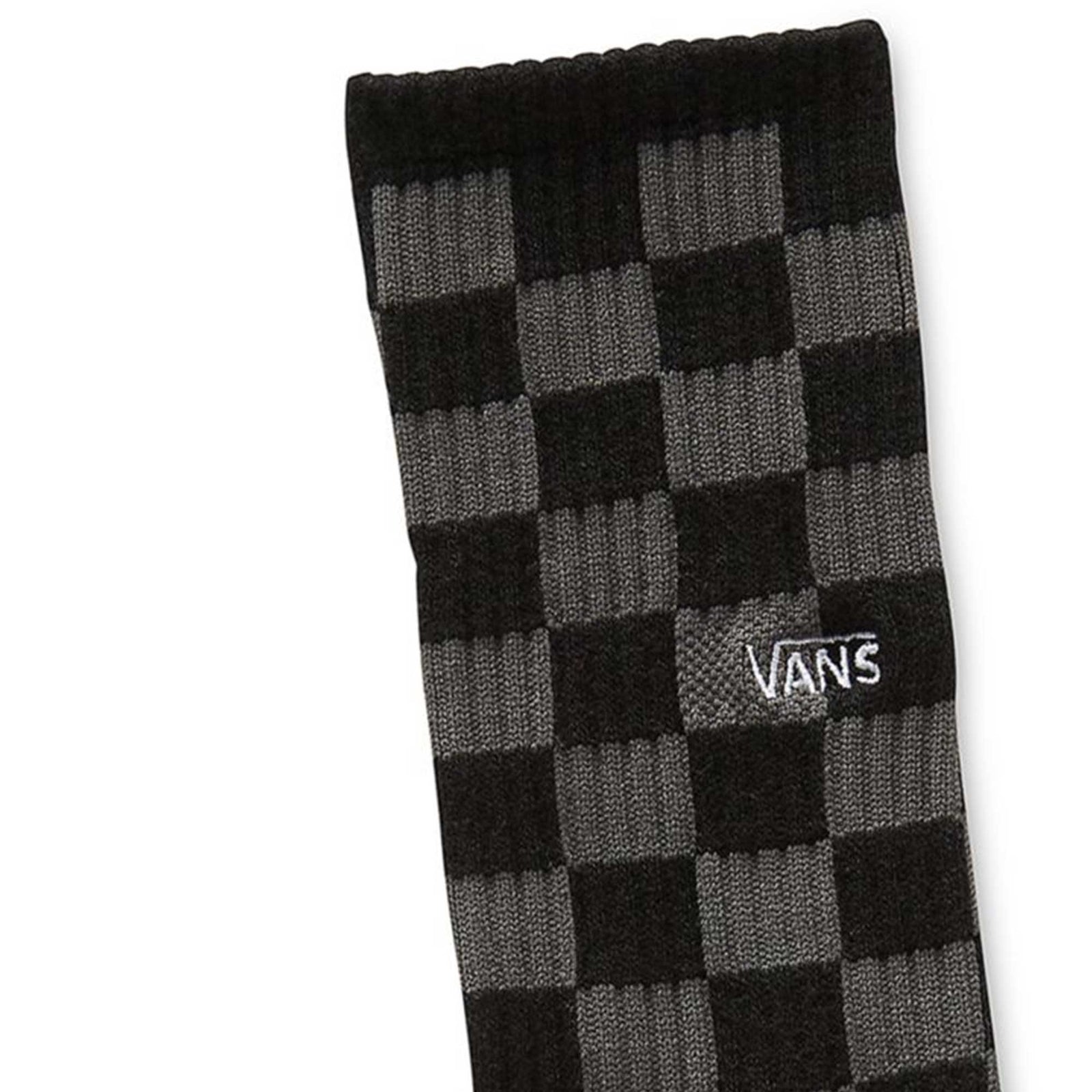 Checkerboard Crew Black Charcoal