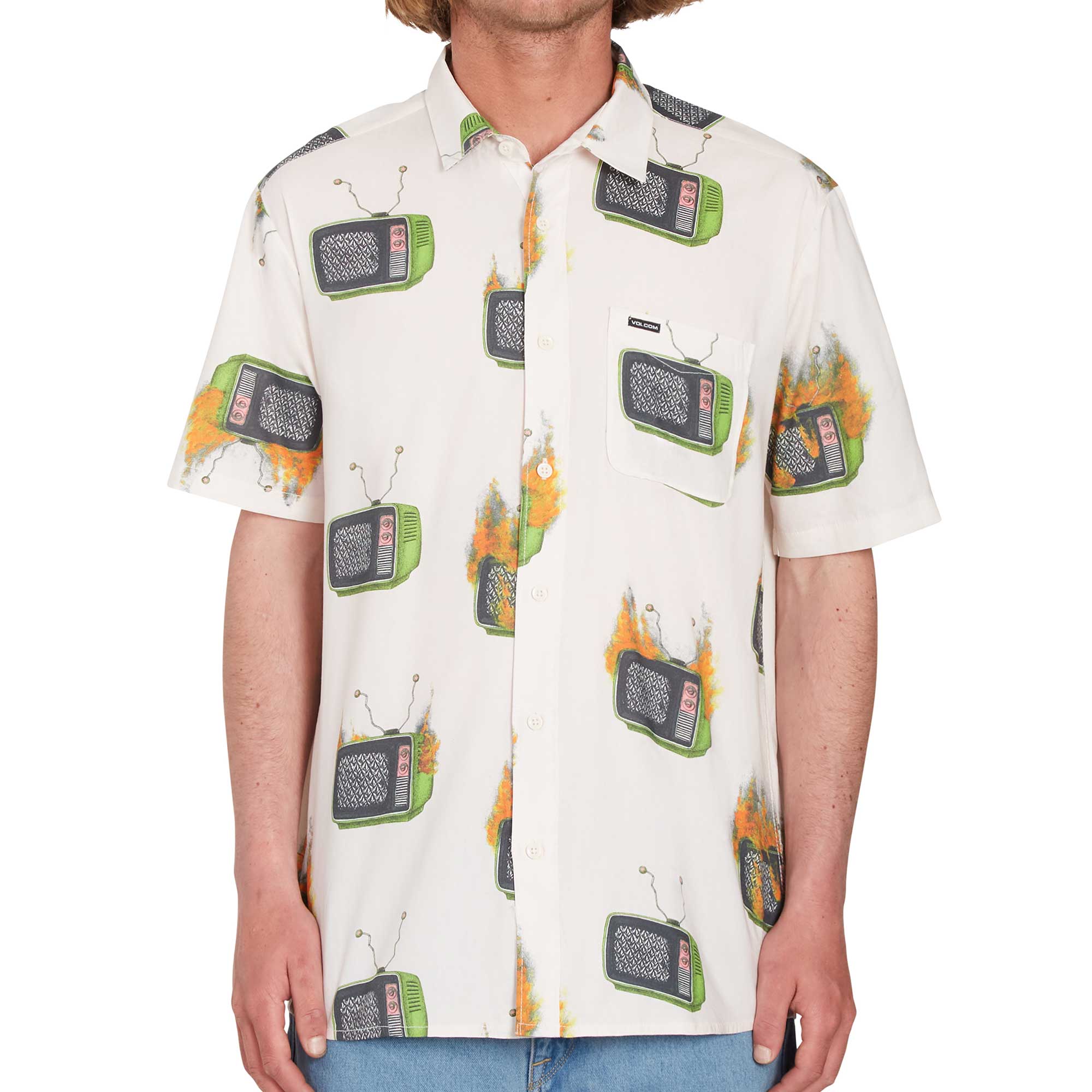 Hager Woven White Grey