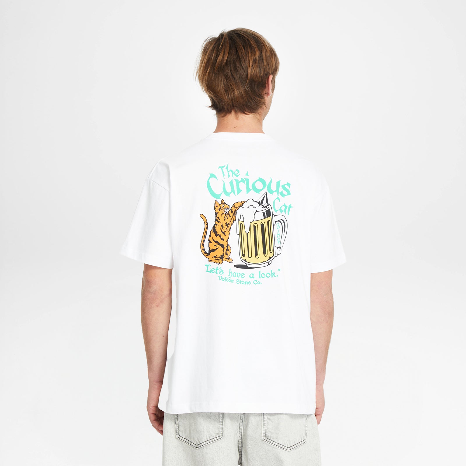 Curious Cat White