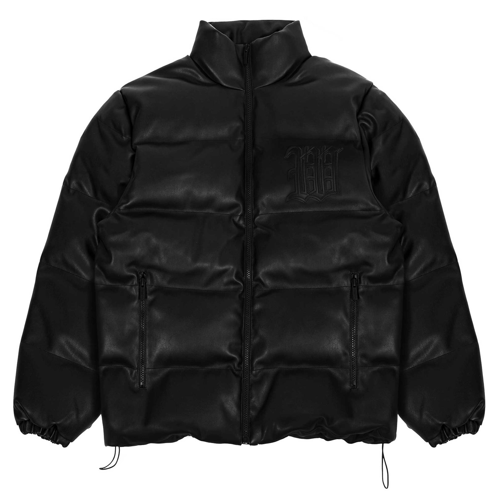 Kingdom Curve Puffer Jacket Black