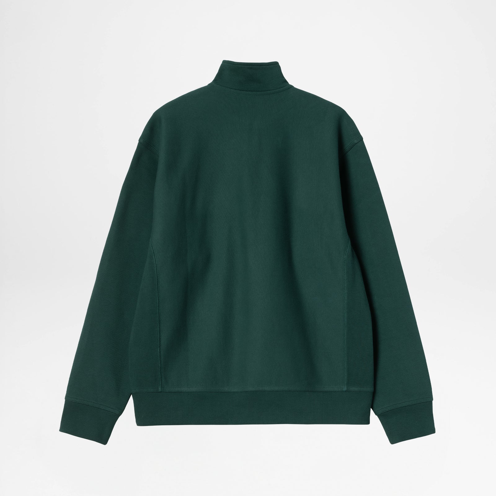 Half Zip American Script Sweat Dark Fir