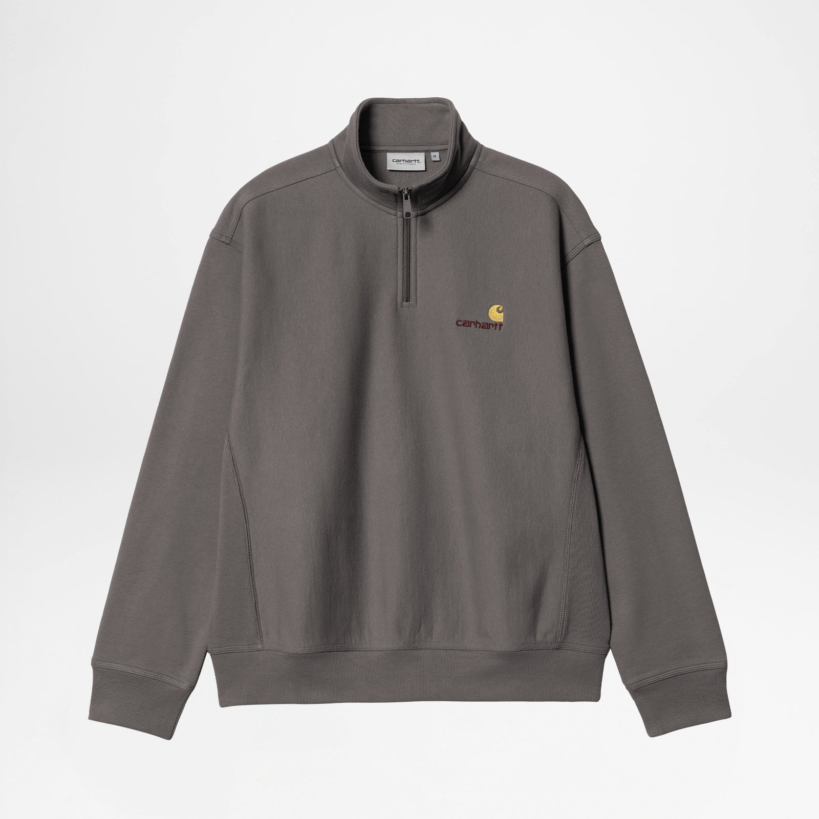 Half Zip American Script Sweat Porphyry