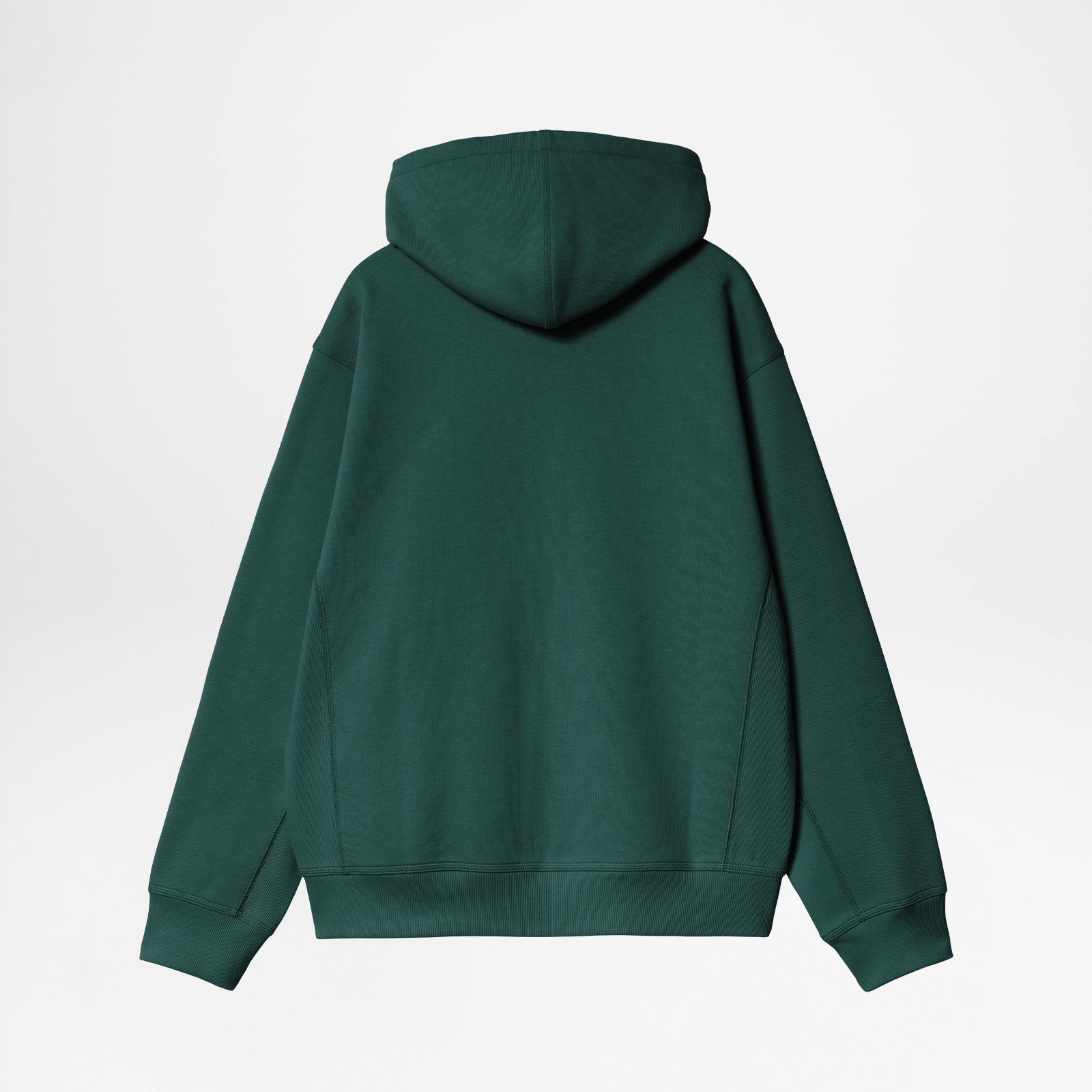 Hooded American Script Jacket Dark Fir