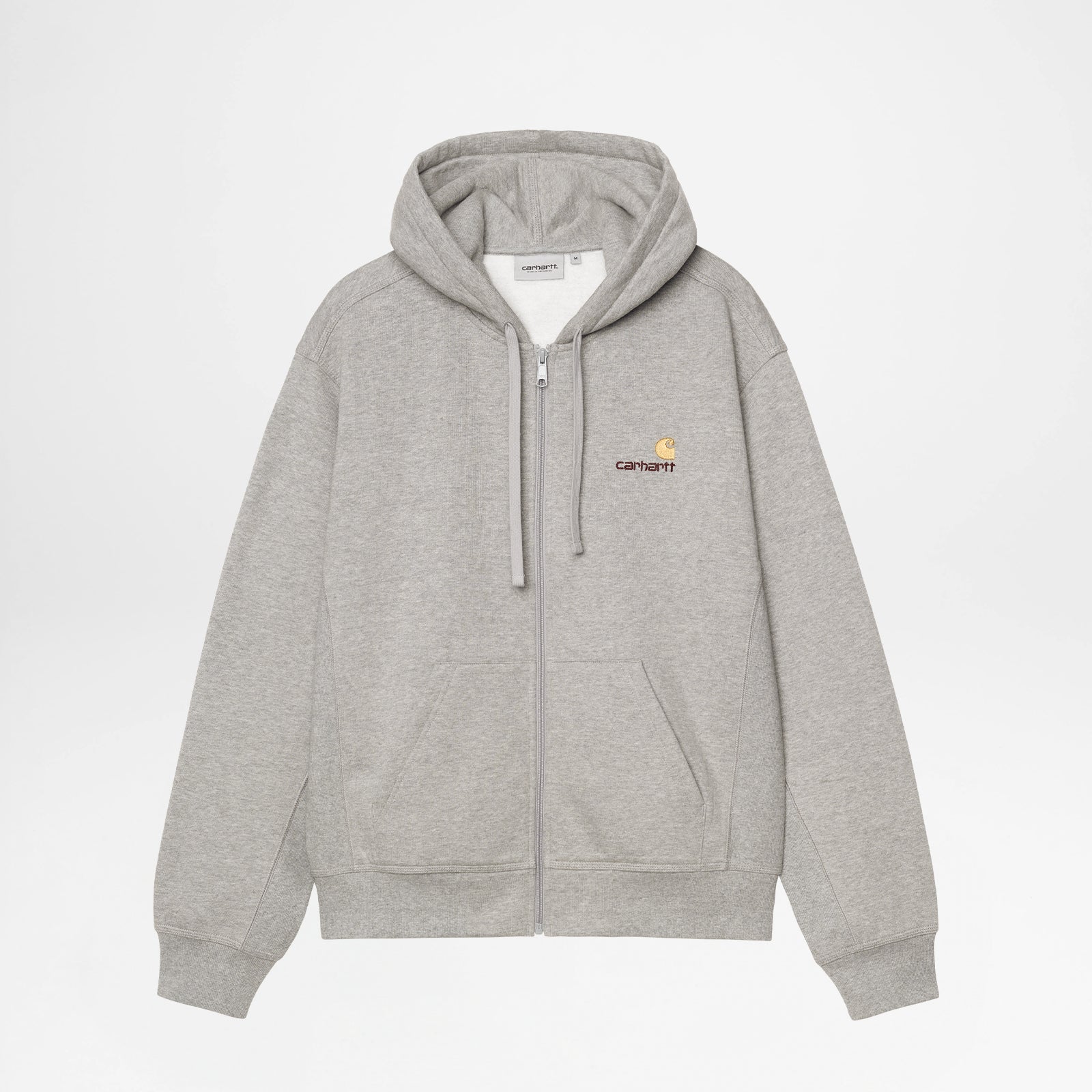 Hooded American Script Jacket Grey Heather