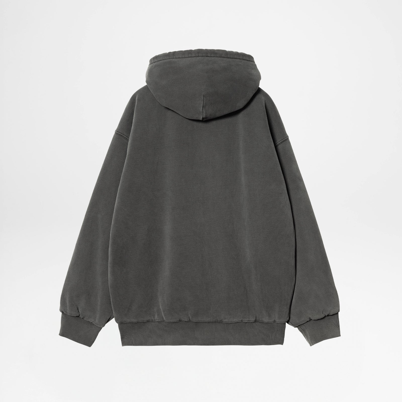 Hooded Vista Black garment dyed