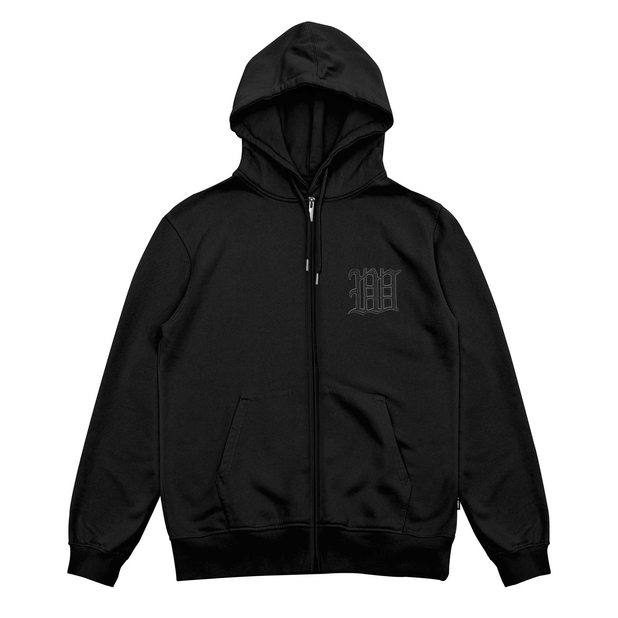 Zip Hoodie Kingdom Curve Black